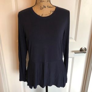 Navy blue Ivanka trump top